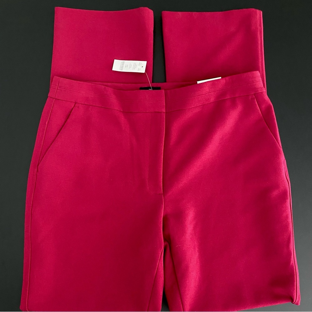 White House Black Market New Crepe Slim Flare Pants Suit Trousers